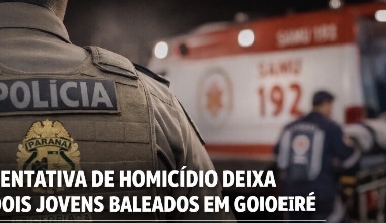 Tentativa de homicídio deixa dois jovens baleados em Goioerê