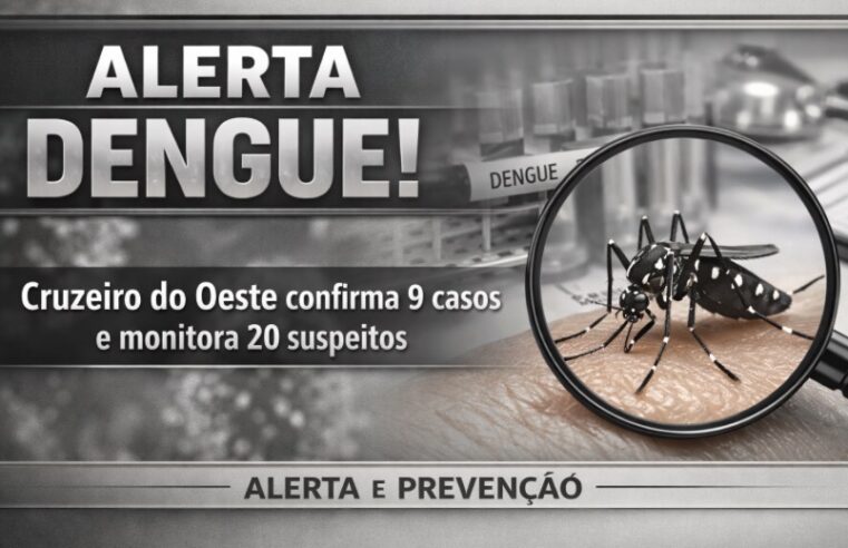 Alerta sanitário: Cruzeiro do Oeste confirma casos de dengue e intensifica monitoramento
