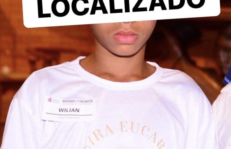 ALÍVIO EM CIANORTE: Menino de 12 anos que estava desaparecido é encontrado em terreno baldio