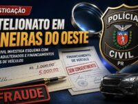 Estelionato em Tuneiras do Oeste: Polícia Civil investiga esquema com cheques adulterados e financiamentos indevidos