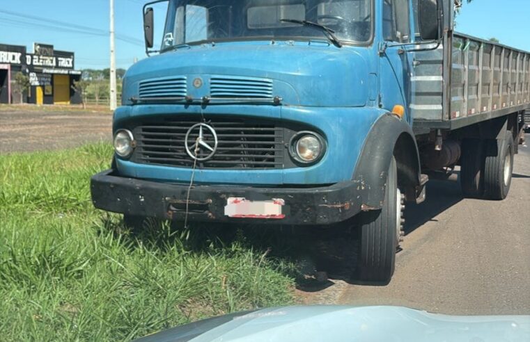 Caminhão furtado é recuperado horas após crime em Cruzeiro do Oeste