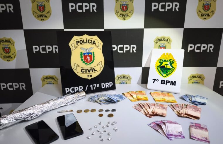 Três homens são detidos por suspeita de tráfico de drogas em Tapejara