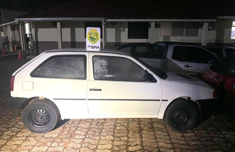 Veículo irregular é apreendido após abordagem em Moreira Sales
