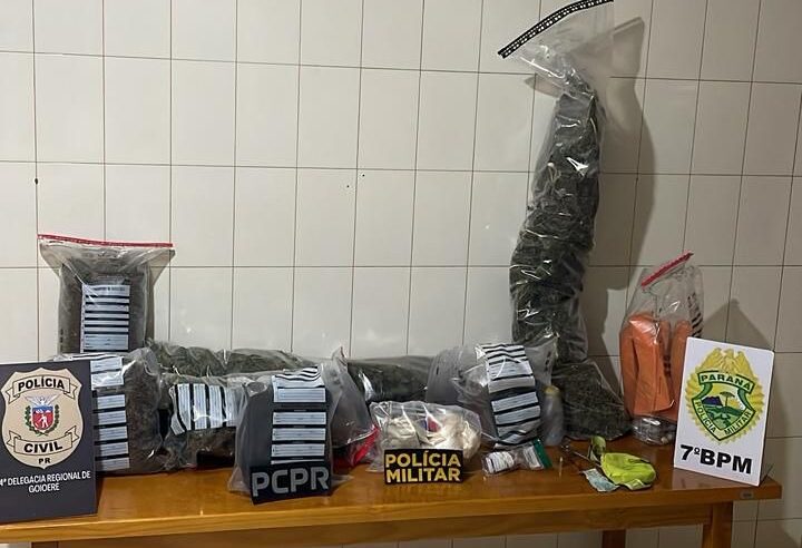 GRANDE APREENSÃO DE DROGAS É REGISTRADA EM IMÓVEL NO CENTRO DE MOREIRA SALES