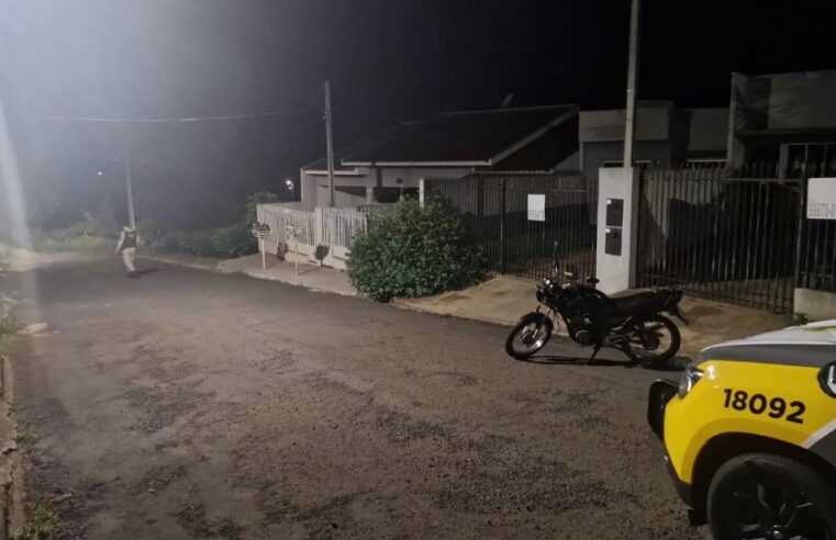 MOTOCICLETA COM DÉBITOS DE R$ 22 MIL É APREENDIDA EM CIANORTE