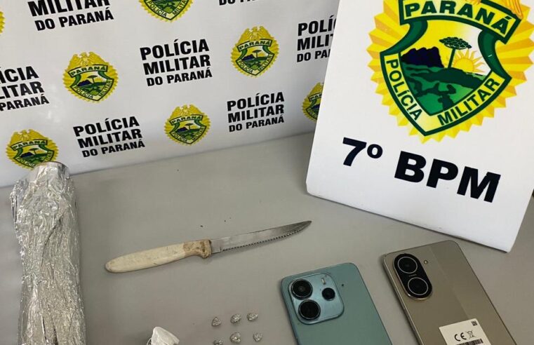 Adolescente é apreendido por tráfico de drogas em Cruzeiro do Oeste