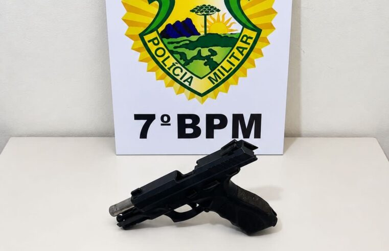 Homem é detido com pistola 9mm durante abordagem em Goioerê