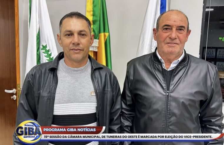 15ª SESSÃO DA CÂMARA MUNICIPAL, DE TUNEIRAS DO OESTE É MARCADA POR ELEIÇÃO DO VICE-PRESIDENTE.