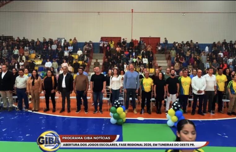 ABERTURA DOS JOGOS ESCOLARES FASE REGIONAL 2026! – TUNEIRAS DO OESTE VIVEU UMA NOITE HISTÓRICA.