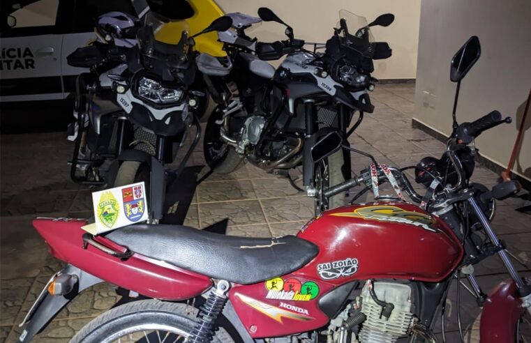 MOTOCICLISTA SEM HABILITAÇÃO FOGE DA PM DURANTE OPERAÇÃO OMNIS EM TUNEIRAS DO OESTE
