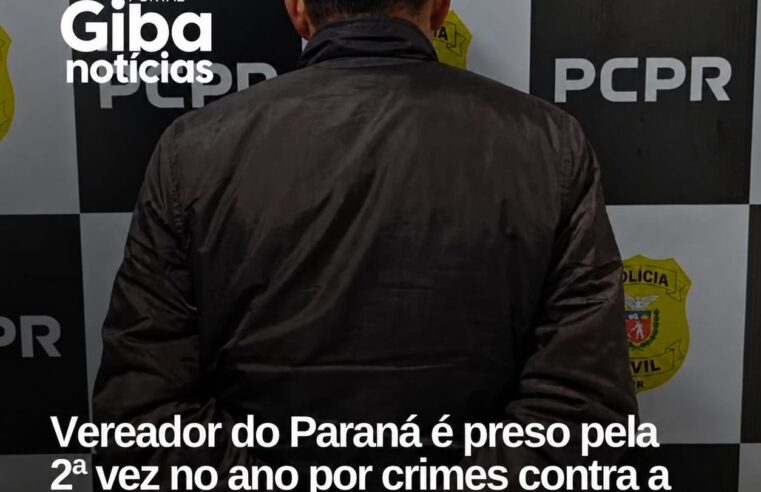 Vereador Márcio Gonçalves é preso pela segunda vez no ano por descumprir medida protetiva em Laranjeiras do Sul