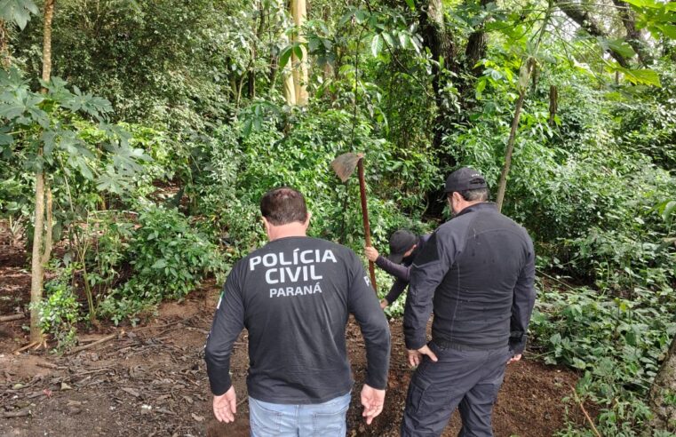 PCPR realiza buscas técnicas em área rural durante investigação sobre desaparecimento de jovens em Cianorte