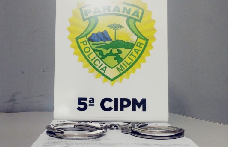 POLÍCIA MILITAR CUMPRE MANDADO DE PRISÃO CIVIL E PRENDE HOMEM EM INDIANÓPOLIS
