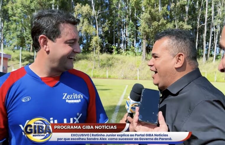 EXCLUSIVO: Ratinho Junior explica apoio a Sandro Alex