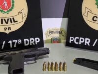PCPR CUMPRE MANDADOS, PRENDE SUSPEITOS E APREENDE ARMA DURANTE OPERAÇÃO EM CRUZEIRO DO OESTE