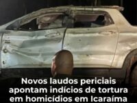 Novos laudos apontam indícios de tortura antes da execução de quatro homens encontrados em caminhonete enterrada em Icaraíma