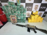PCPR apreende carga milionária de drogas e arsenal de armas em Campo Largo