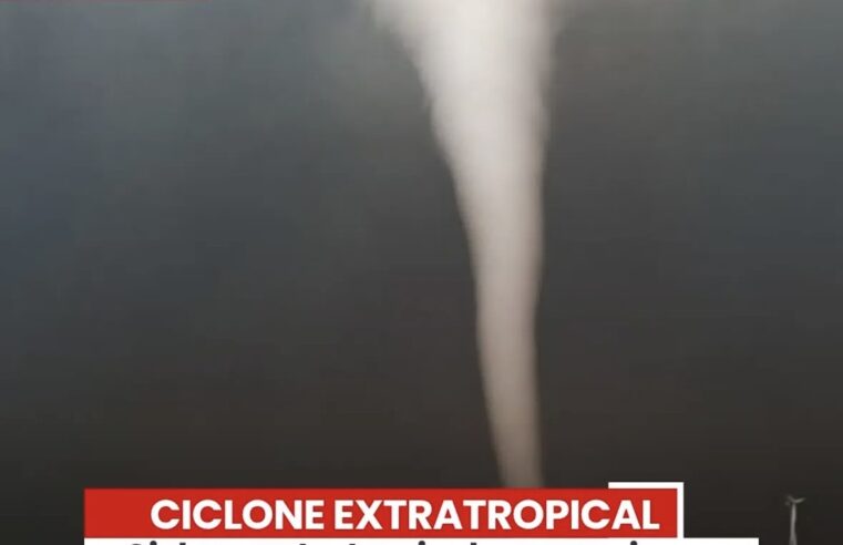 Ciclone extratropical se aproxima do Paraná e pode provocar temporais severos, ventos fortes e queda de árvores