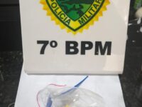 Polícia Militar apreende cocaína durante abordagem em Cidade Gaúcha