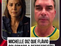 Em vídeo, Michelle Bolsonaro afirma ter sido desrespeitada por Flávio Bolsonaro em ligação e critica articulações do PL no Ceará