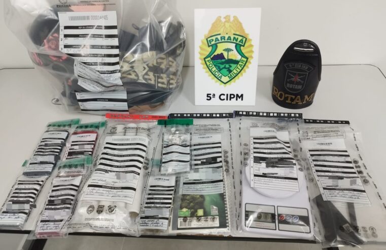 ROTAM PRENDE HOMEM POR TRÁFICO DE DROGAS EM CIANORTE