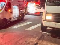 Motociclista e passageira ficam feridas em acidente envolvendo caminhão em Cianorte; condutor foi encaminhado à delegacia