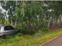 JAPURÁ: Motorista morre após carro sair da pista e bater contra árvore na PR-498