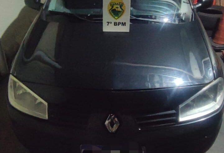 Motorista com CNH cassada é abordado pela PM e veículo é recolhido em Cidade Gaúcha