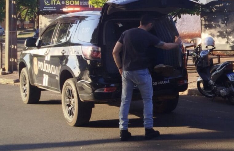Suspeito de matar homem em situação de rua a facadas em Umuarama é preso pela Polícia Civil