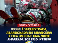 Idosa de 71 anos é resgatada após passar noite em ribanceira de 200 metros durante sequestro em Biguaçu (SC)