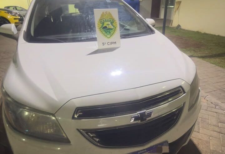 Polícia Militar recupera veículo e celular roubados à mão armada em Cianorte