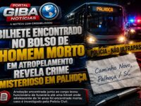 Bilhete encontrado no bolso de homem morto em atropelamento revela crime misterioso em Palhoça