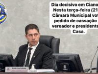 Câmara de Cianorte vota nesta terça-feira (21) processo que pode cassar mandato do vereador e presidente da Casa