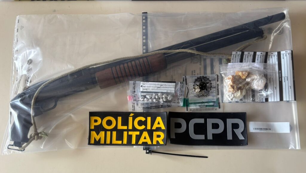 Operação Maquiavélico prende dois suspeitos e apreende drogas, arma e munições em Goioerê e região
