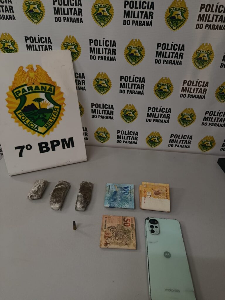 Adolescente é apreendido com drogas e suspeito de tráfico é detido em Cruzeiro do Oeste