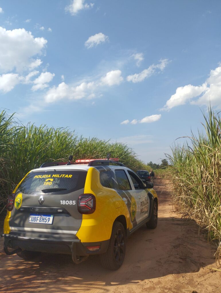 Mulher é encontrada amarrada e amordaçada após ser vítima de sequestro em canavial de Indianópolis