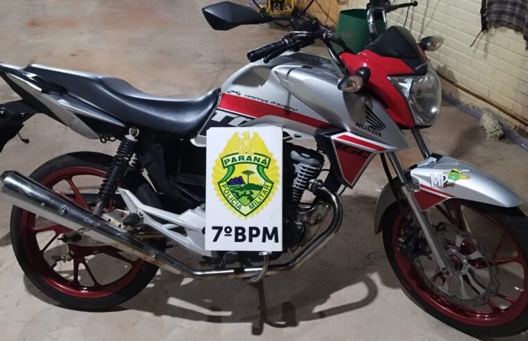 Motociclista foge da abordagem policial e é flagrado com moto irregular em Rondon