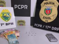 Polícia prende homem com crack e materiais usados no tráfico em Tuneiras do Oeste