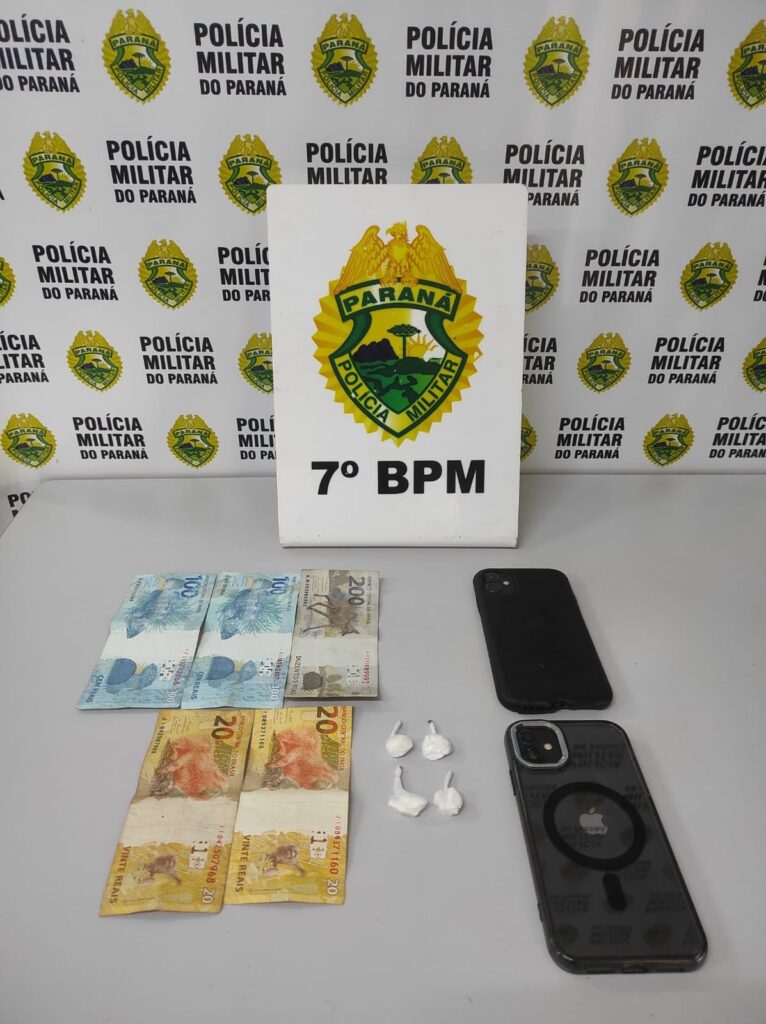 Homem é preso suspeito de tráfico de drogas na modalidade delivery em Cruzeiro do Oeste