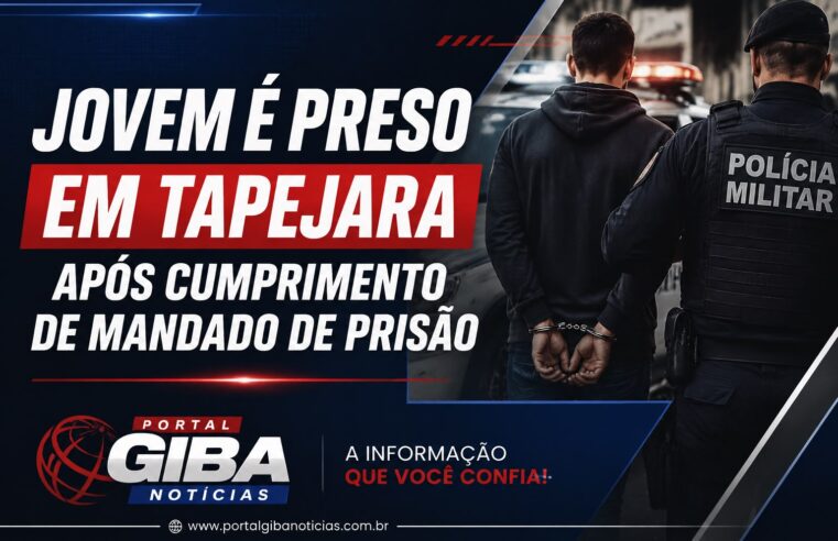 Jovem é preso em Tapejara após cumprimento de mandado de prisão