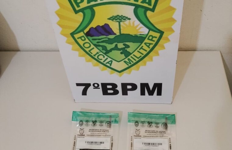 Motorista sem habilitação é abordado com maconha e cocaína em Goioerê