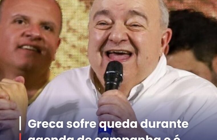 Ex-prefeito Rafael Greca sofre queda durante agenda de campanha no Oeste do Paraná e retorna a Curitiba para exames