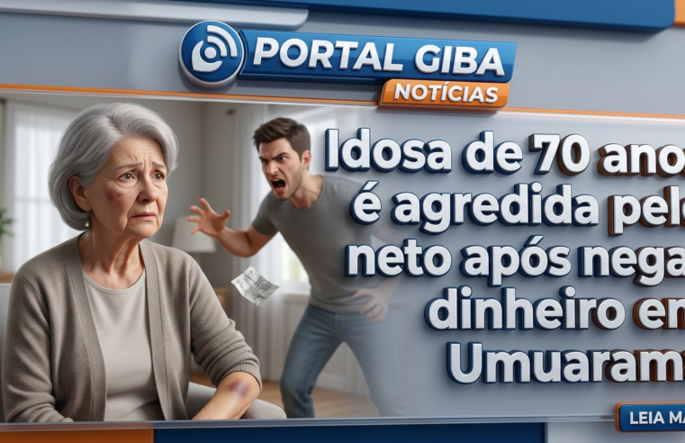 Idosa de 70 anos é agredida pelo neto após negar dinheiro em Umuarama