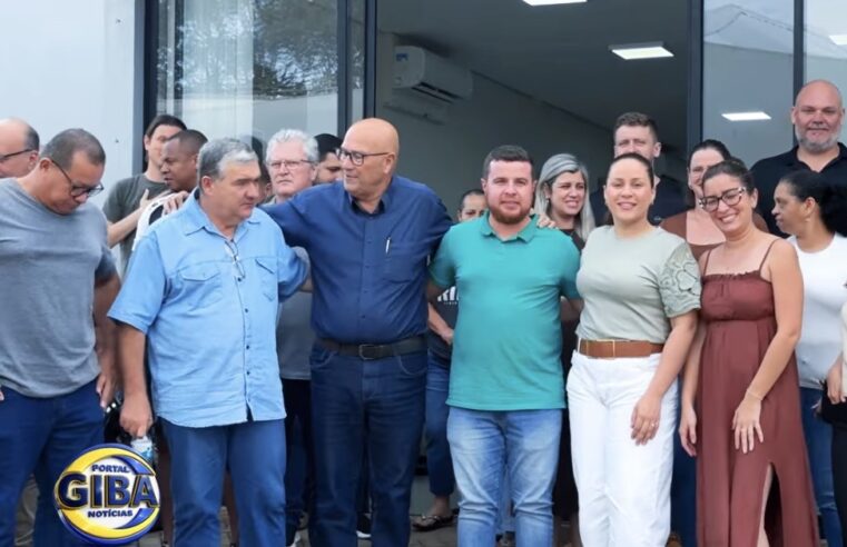 PREFEITO DE SÃO TOMÉ RECEBE DEPUTADO ROMANELLI