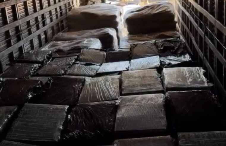 Grande apreensão de maconha pela PRF em Maringá