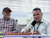 Giba é recebido pelo prefeito Armandinho em Cruzeiro do Oeste