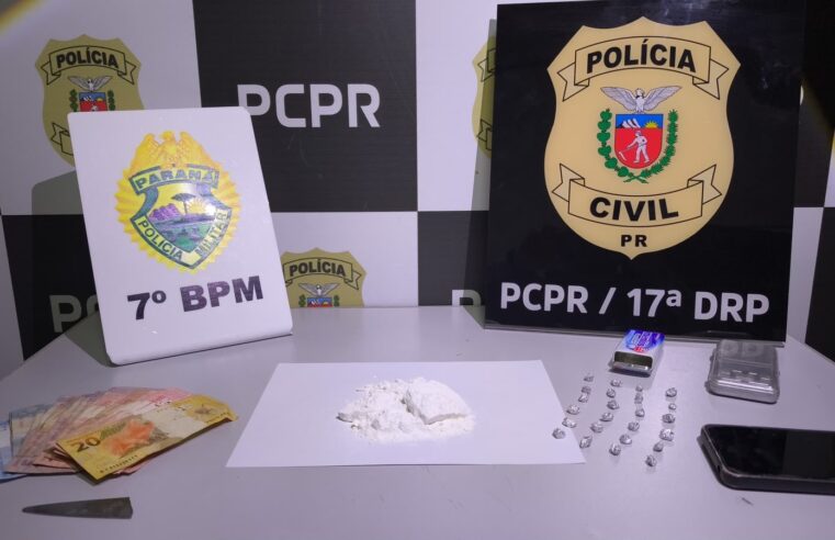 Polícia Civil apreende drogas e materiais do tráfico durante investigação em Mariluz