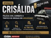 Polícia Civil deflagra Operação Crisálida contra o tráfico de drogas em Umuarama
