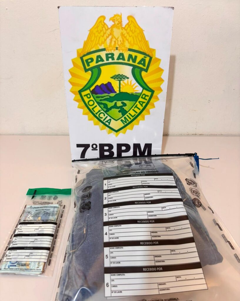 Suspeito é preso após roubo de mais de R$ 1 mil em loja no centro de Goioerê