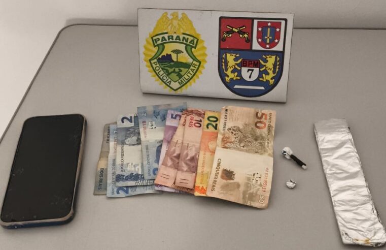 Dois adolescentes são apreendidos com crack e cocaína durante ação da Polícia Militar em Tuneiras do Oeste